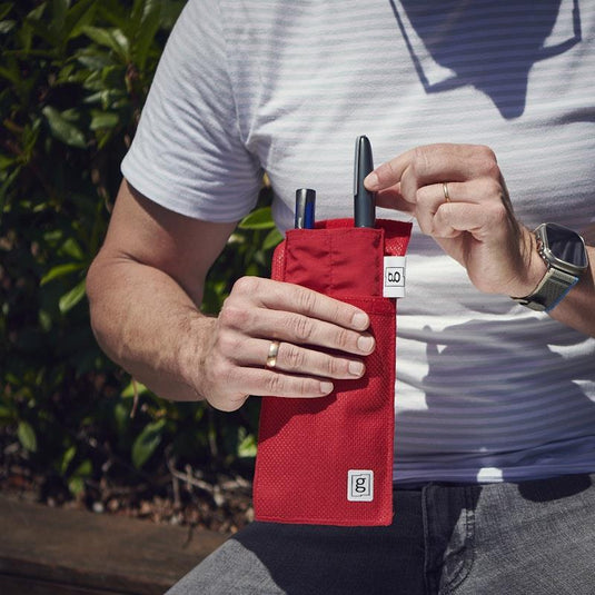 Glucology Insulin Cooling Pouch for 2 Pens Blue
