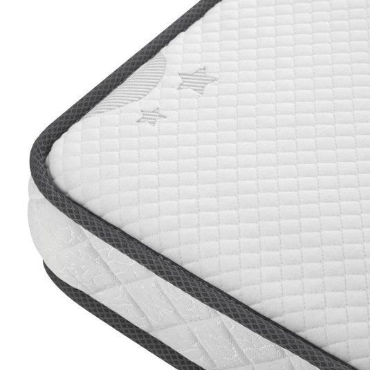 Bedra Bedding Baby Cot Mattress Reversible Toddler Bed Bonnel Spring Foam 13cm 1Piece