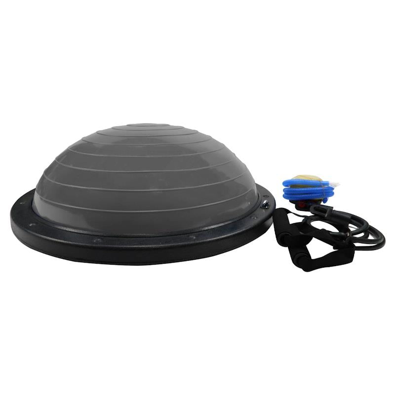 Load image into Gallery viewer, Powertrain Fitness Yoga Ball Home Gym Workout Balance Trainer Grey
