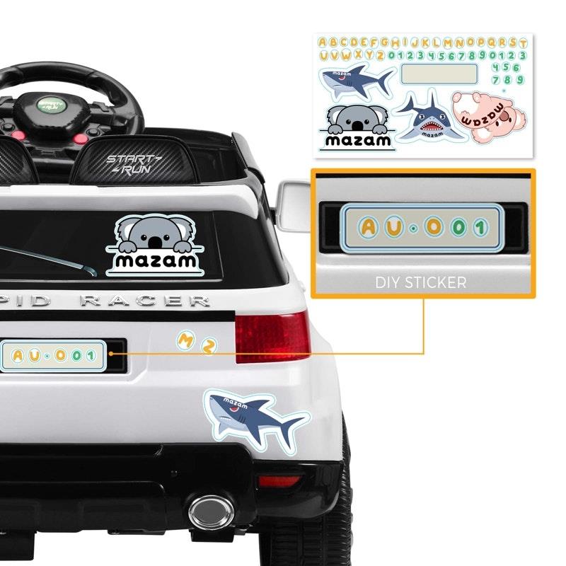 Load image into Gallery viewer, Mazam Kids Ride On Car 12V Electric Remote Vehicle Toy Car White

