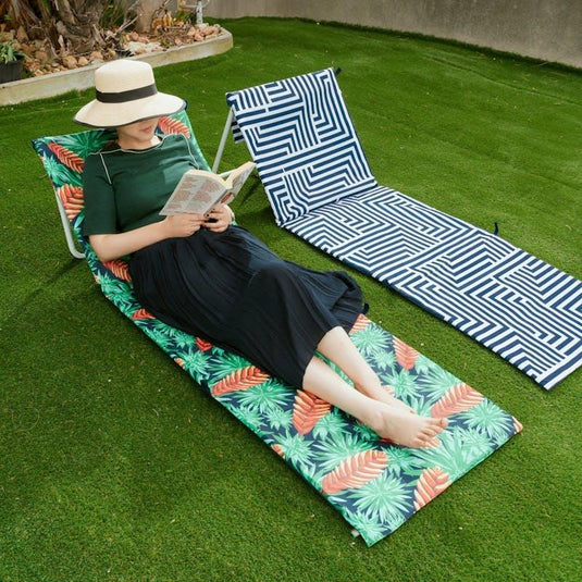 Lazy Dayz Fold Up Beach Lounger - Makena 1pc