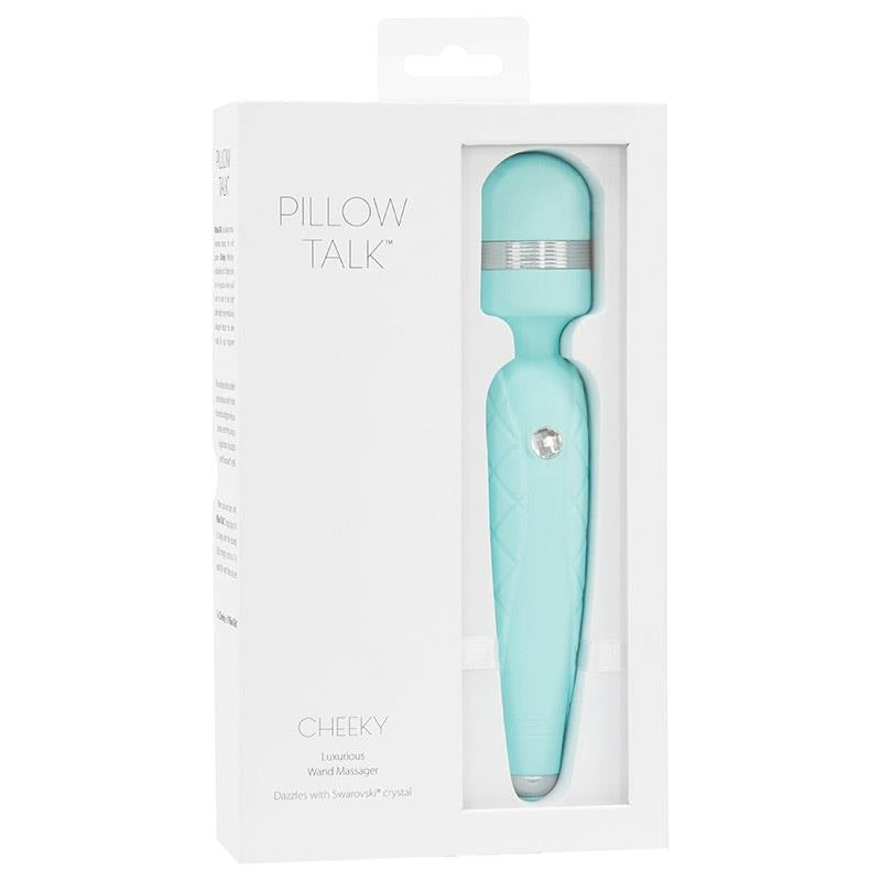Load image into Gallery viewer, BMS Factory Pillow Talk Cheeky Wand Teal
