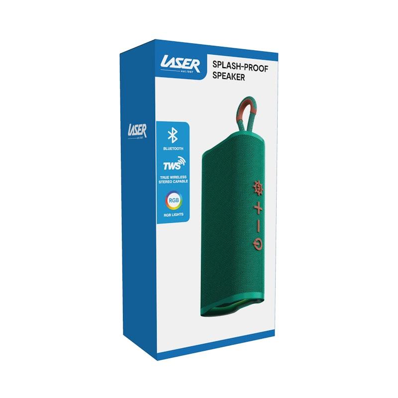 Load image into Gallery viewer, Laser Splash Proof Bluetooth Speaker Green
