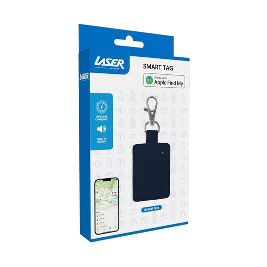Laser Mini Keyring Wireless Charging Smart Tag Blue