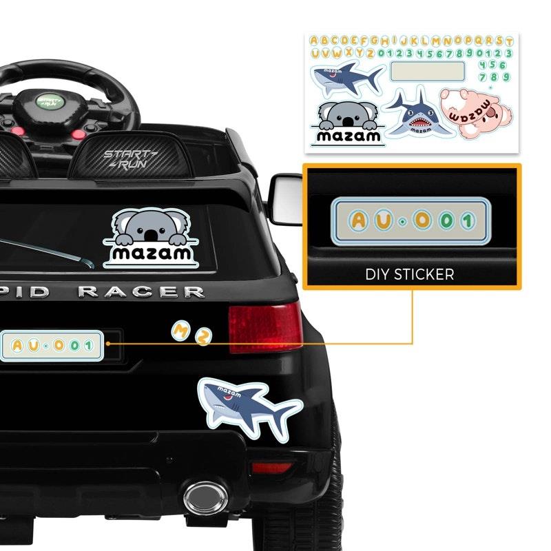 Load image into Gallery viewer, Mazam Ride On Car Electric Vehicle Toy Remote Car MP3 LED light 12V Black
