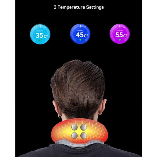 Caremax 3 in One Cervical Collar Air Bag Massage & TENS & Heat 1Unit