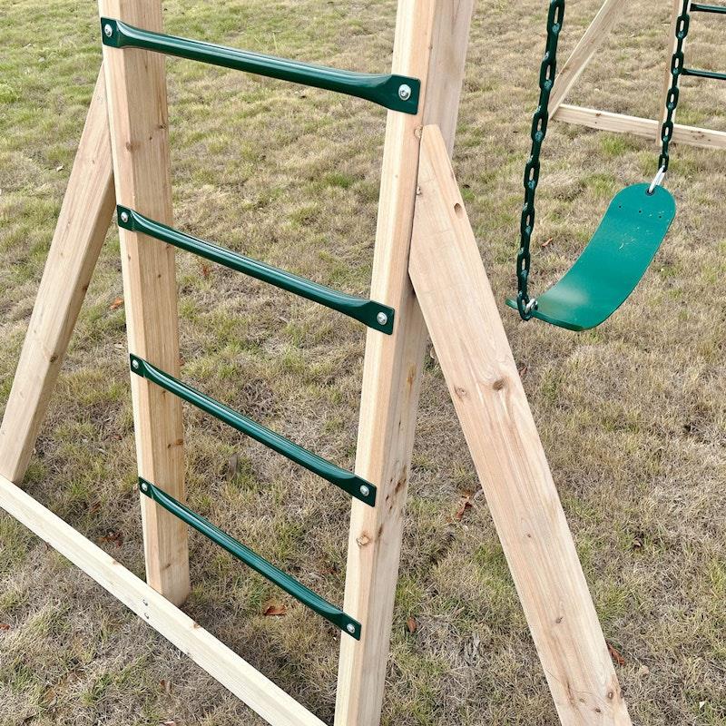 Load image into Gallery viewer, Lifespan Kids Daintree 2-in-1 Monkey Bars &amp; Swing Set One Size
