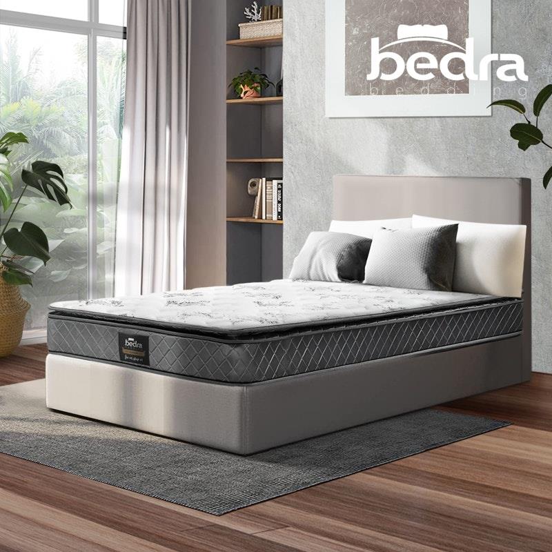 Load image into Gallery viewer, Bedra Bedding Mattress Breathable Luxury Bed Bonnell Spring Foam Medium 21cm Single
